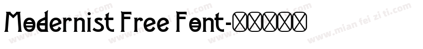 Modernist Free Font字体转换